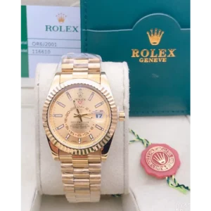 First Copy Rolex Sky-Dweller Gold Watch