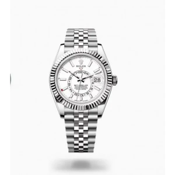 First Copy Rolex Oyster White Gold Watch