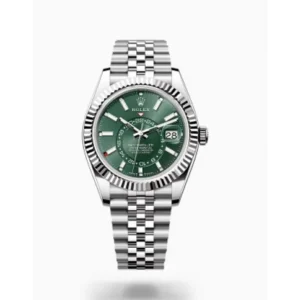 First Copy Rolex Sky-Dweller Green Dial