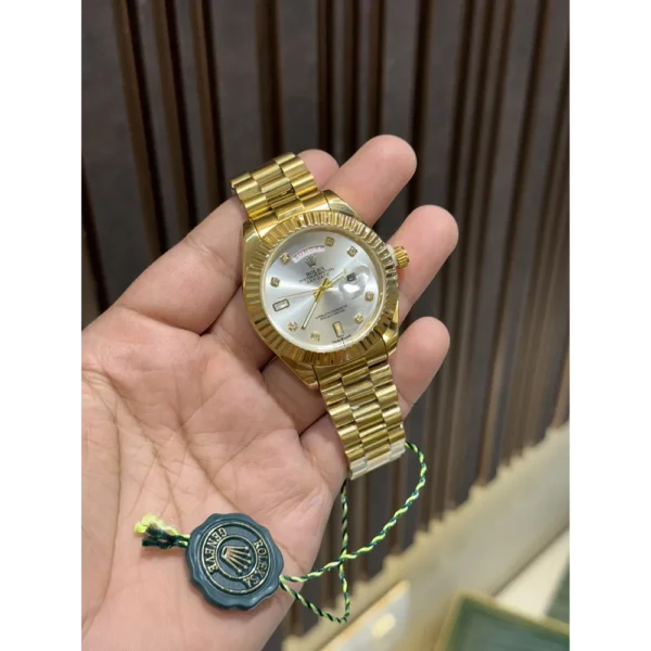 First Copy Rolex Gold Texture DateJust