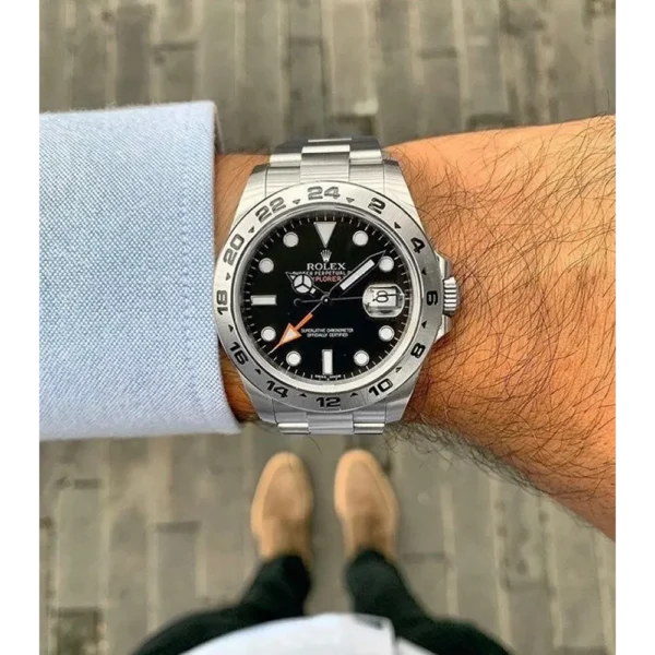 First Copy Rolex Explorer II Black Dial Watch