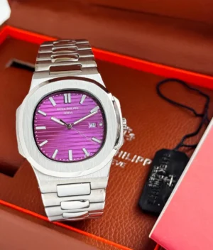 Patek Philippe Nautilus Octagon Purple Watch