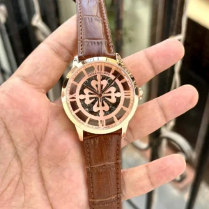 Patek Philippe Rose Gold Brown Watch