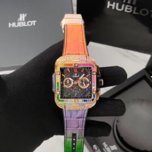 Hublot Square Bang Unico Rainbow Watch