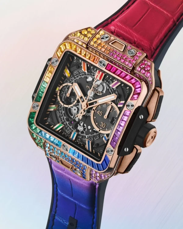 Hublot Square Bang Unico Rainbow Watch