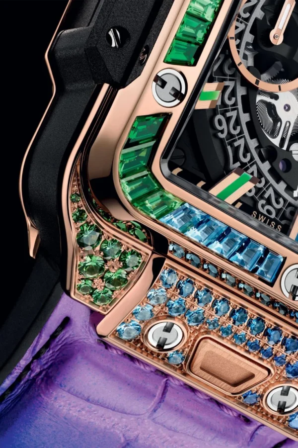 Hublot Square Bang Unico Rainbow Watch